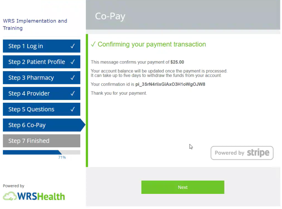 Confirm Google Pay payment
