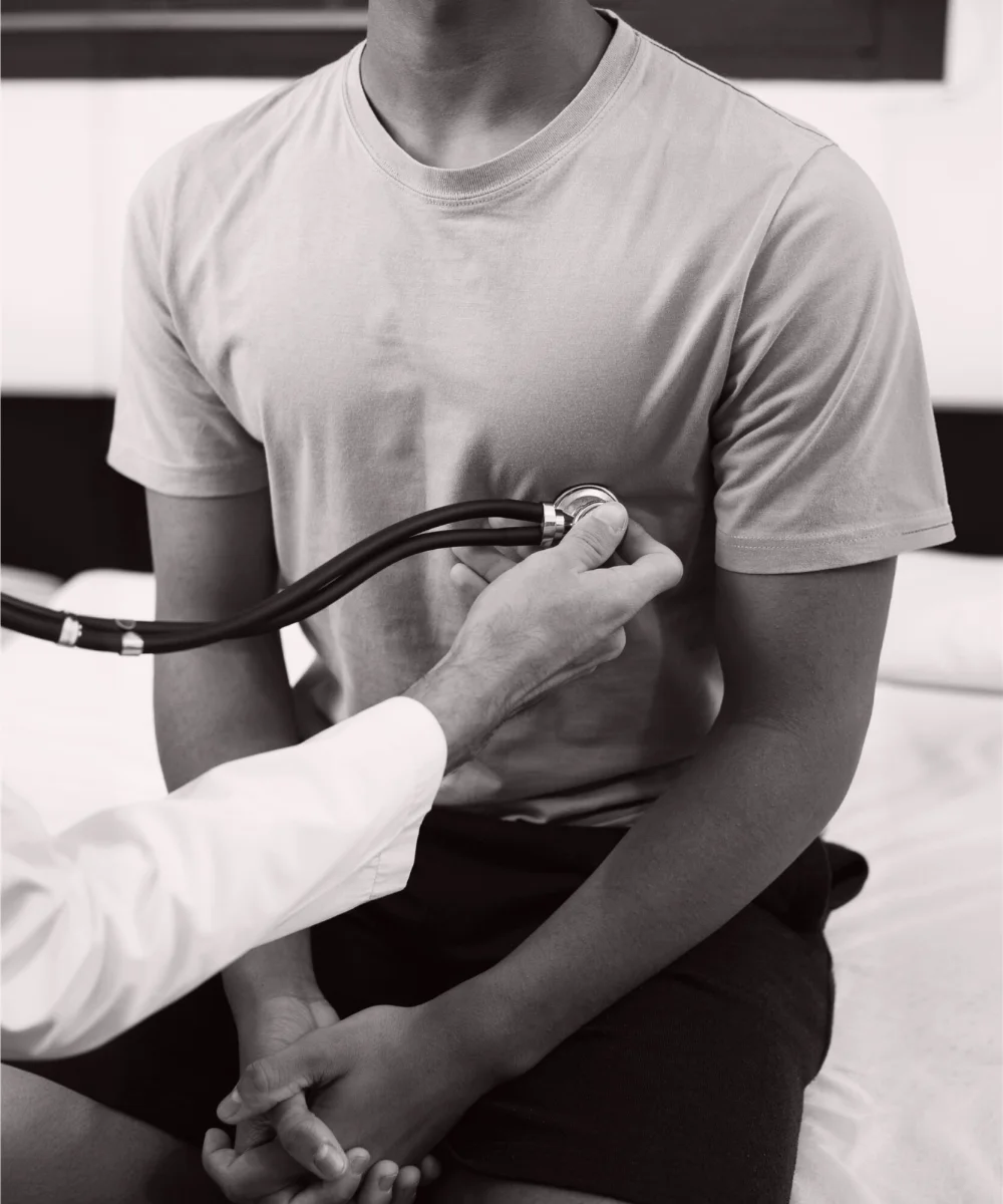 Cardiologist doctor taking care of afro-american child