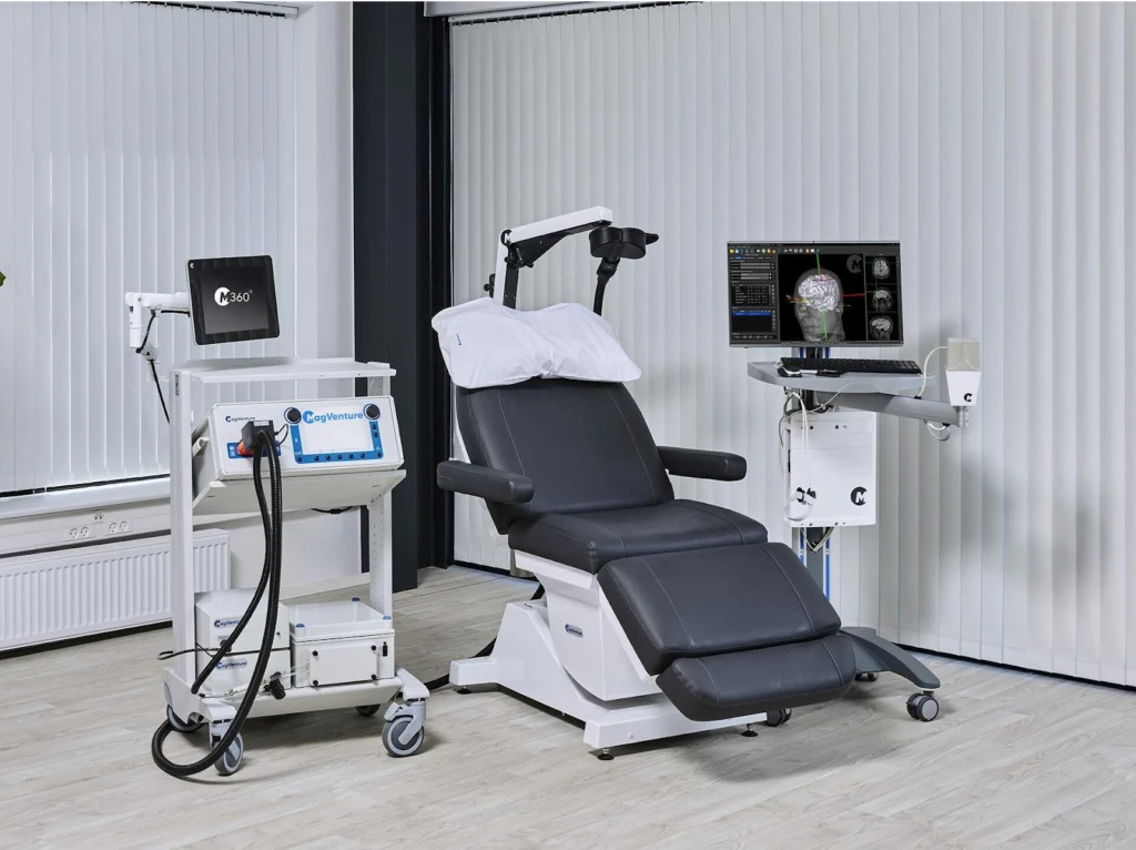 Magventure System with Atlas Neuronavigation