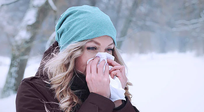 winter throat sore colds