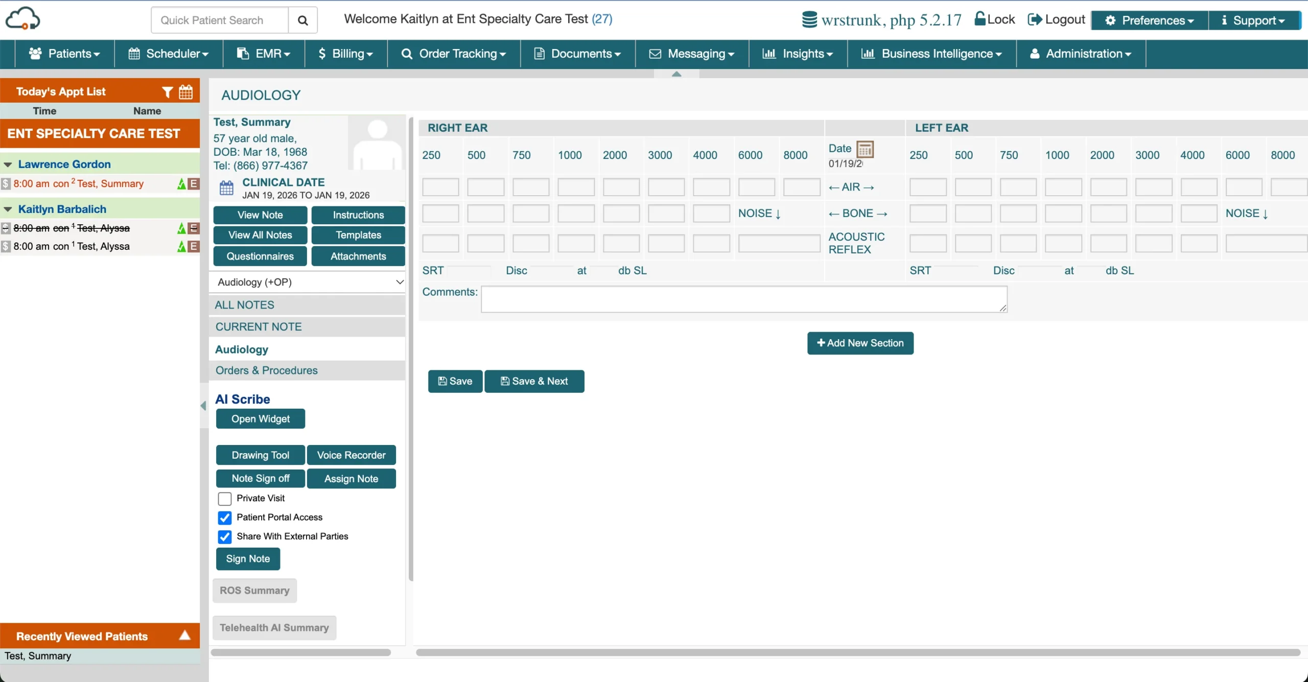 The EHR Built for Audiology