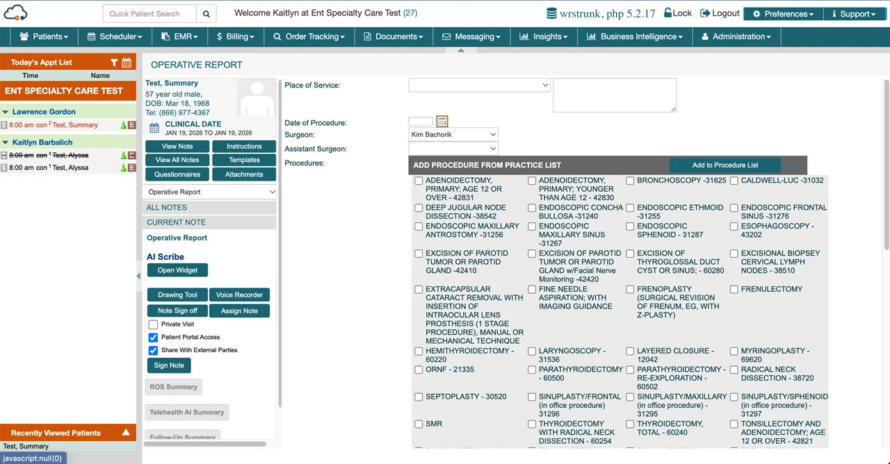 The EHR Built for Laryngologists