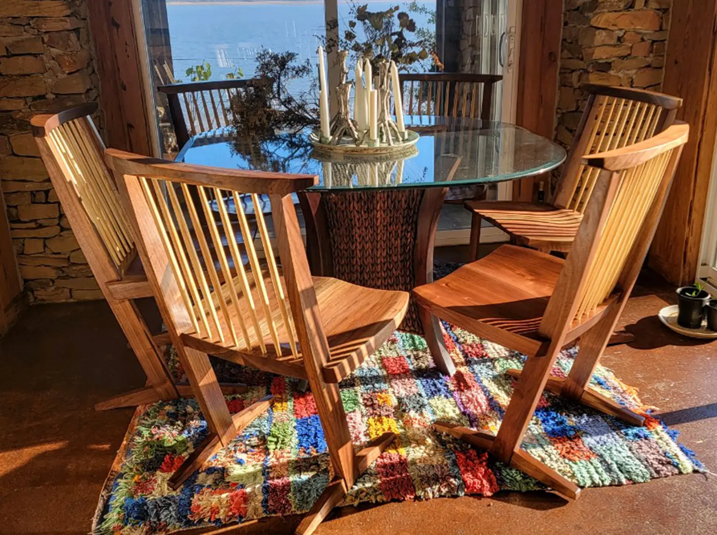 mike wagner conoid dining chair