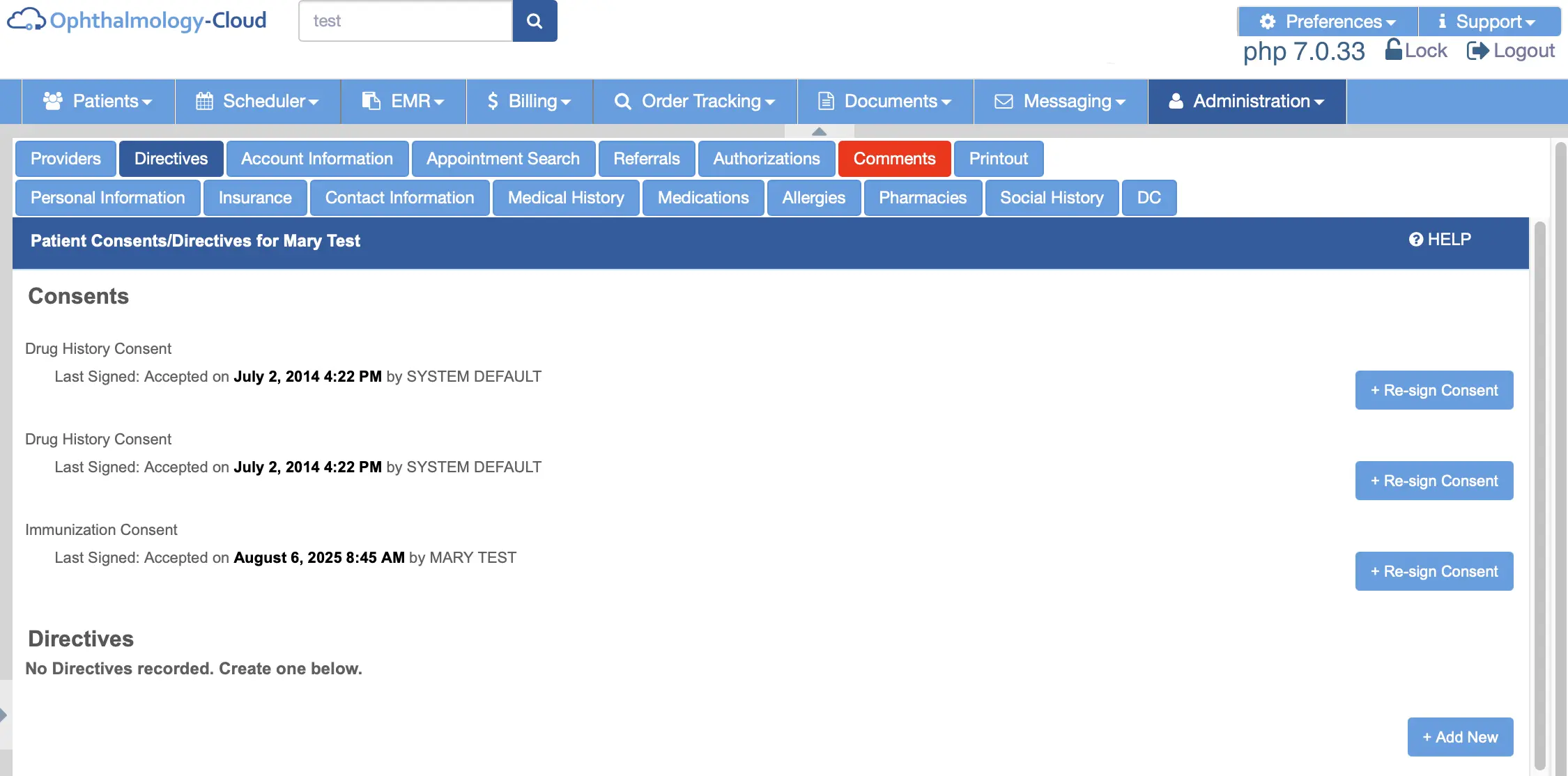 Informed Consent Documentation