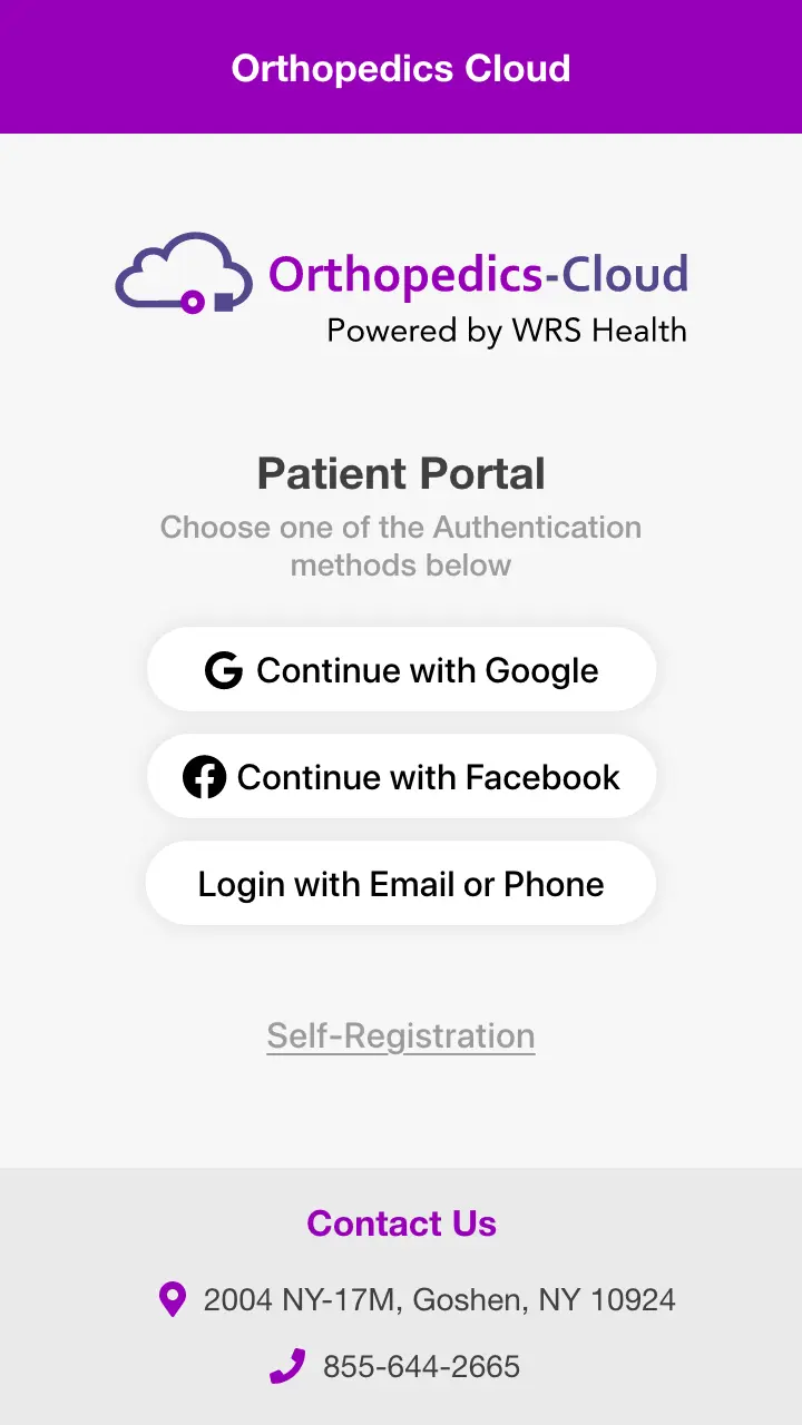 A Modern Patient Portal Built for Orthopedics​