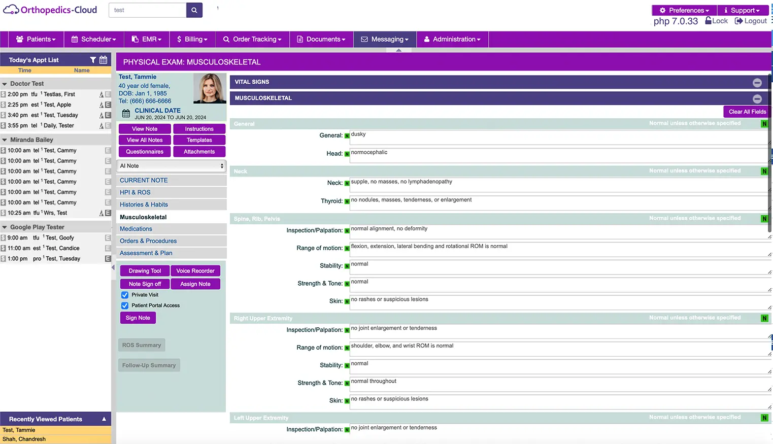 Comprehensive Support for Orthopedic Practices​