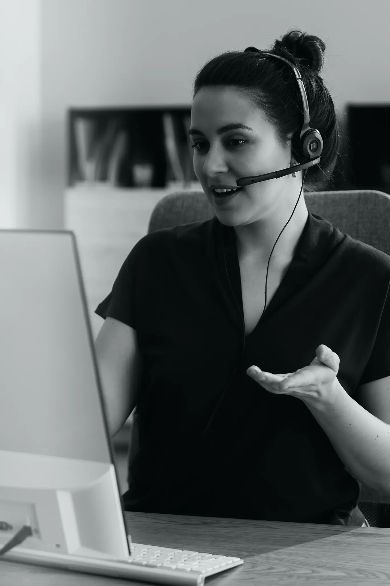 Avirtual assistant on call