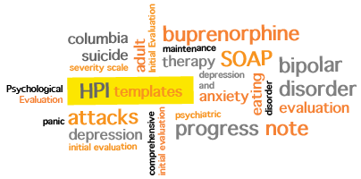 Quick Charting Mental Health Templates