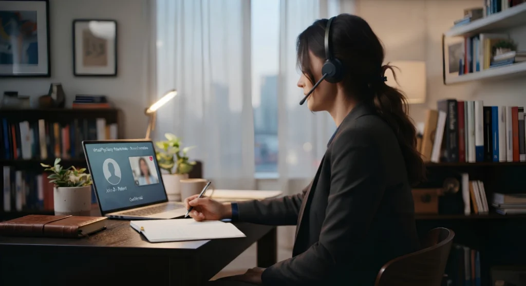 Virtual Psychiatry for Busy Professionals