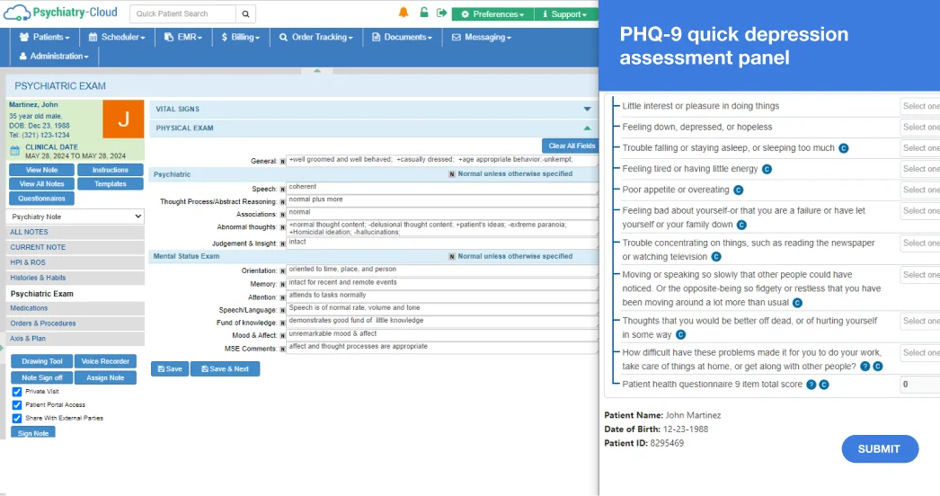 Psychiatry Dashboard