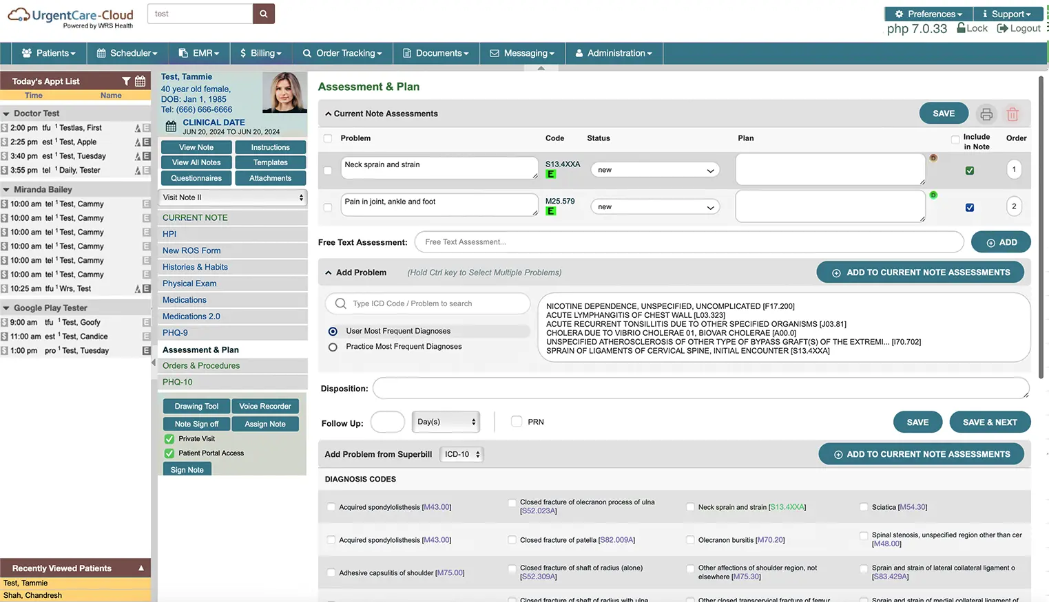 UrgentCare Dashboard